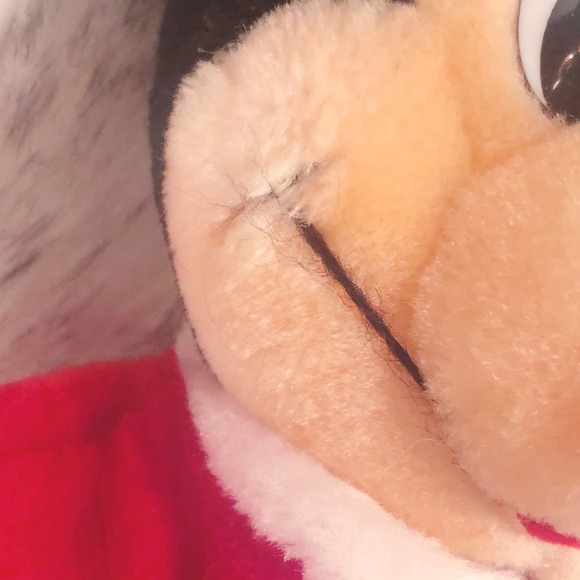 Vintage Disneyland Disney Santa Mickey Mouse Plush - Picture 3 of 8